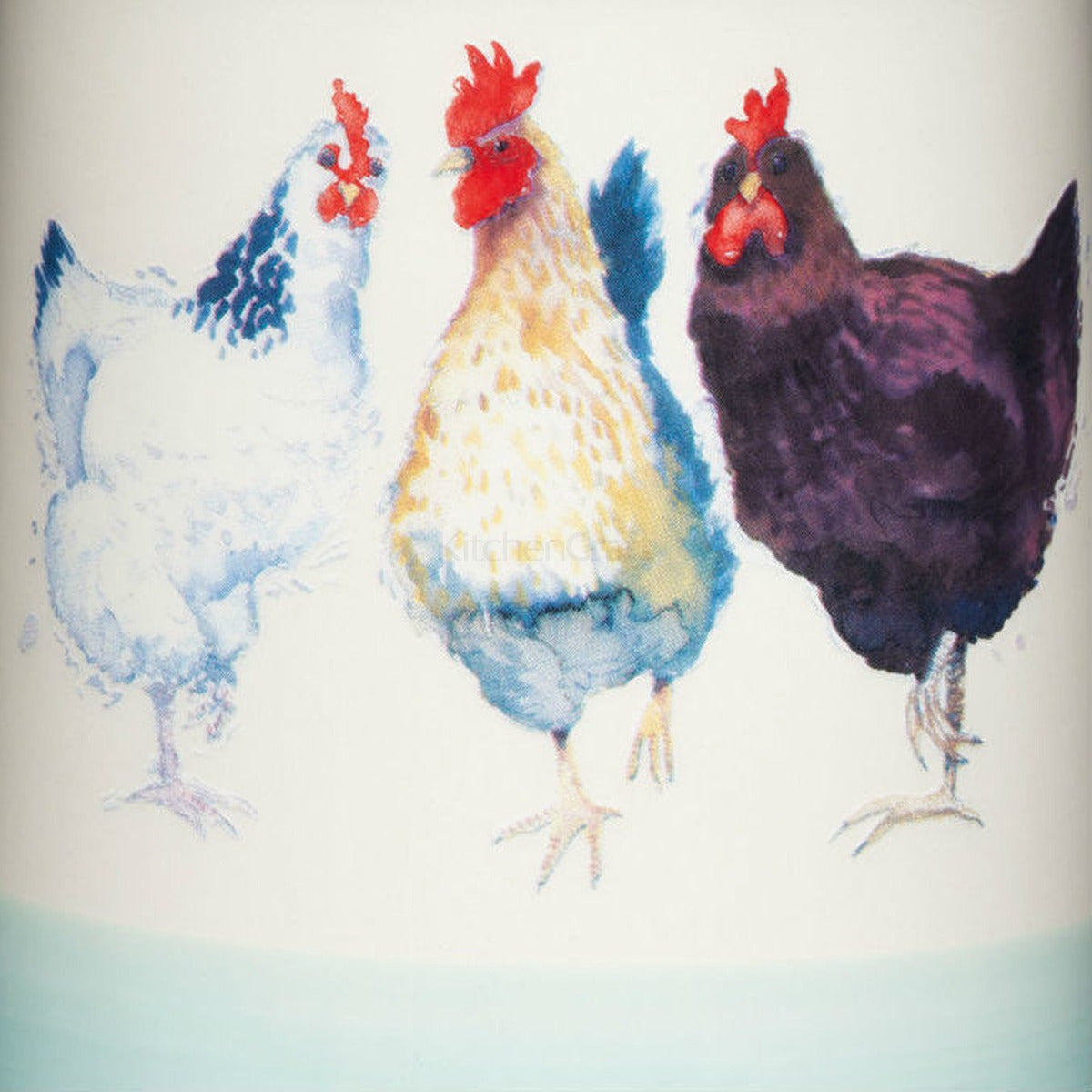 Apple Farm Stoneware Tea Canister Hen