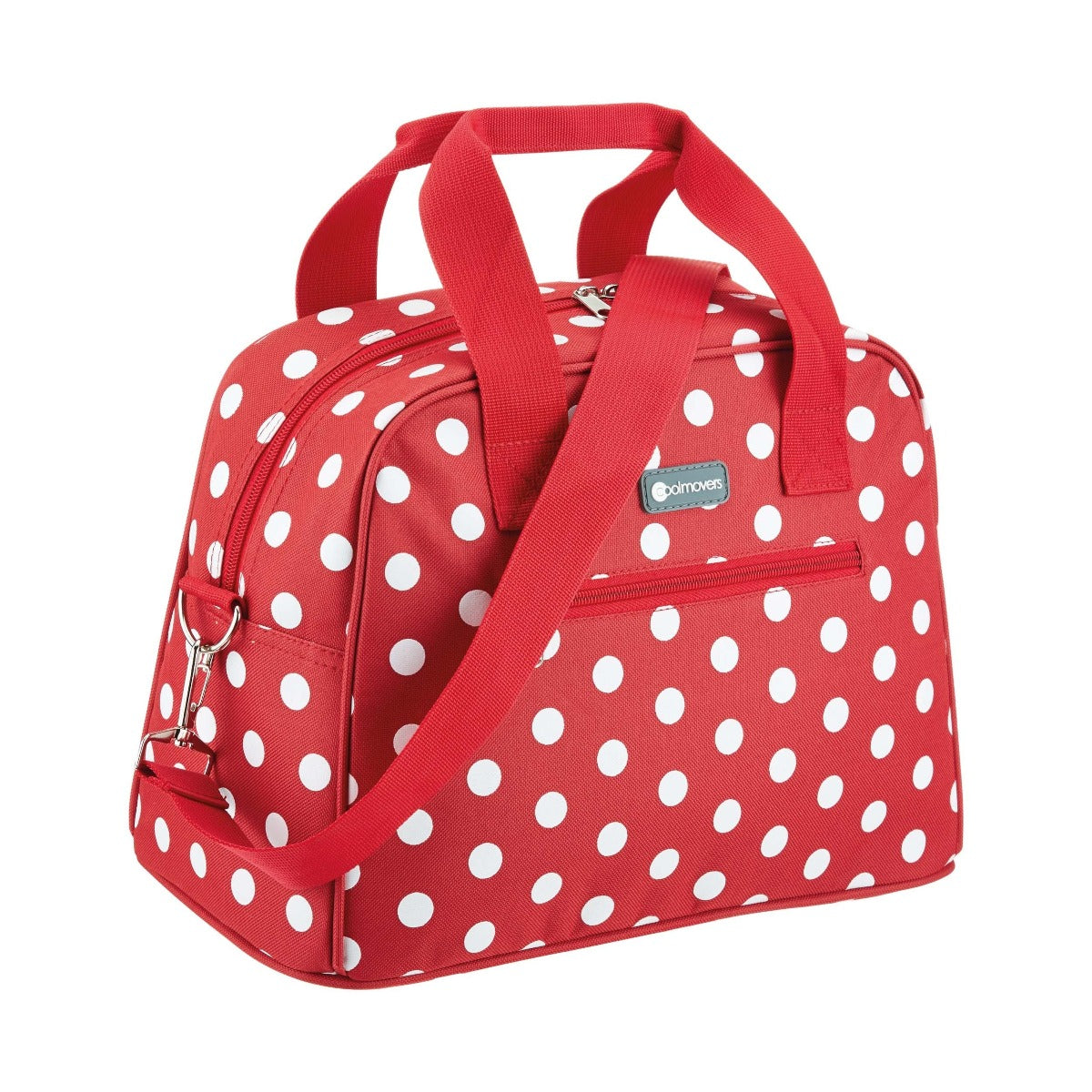 KitchenCraft Holdall Style Cool Bag Red Polka Dot 11.5L