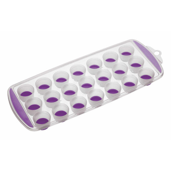 Colourworks Pop Out Flexible Ice Cube Tray Purple