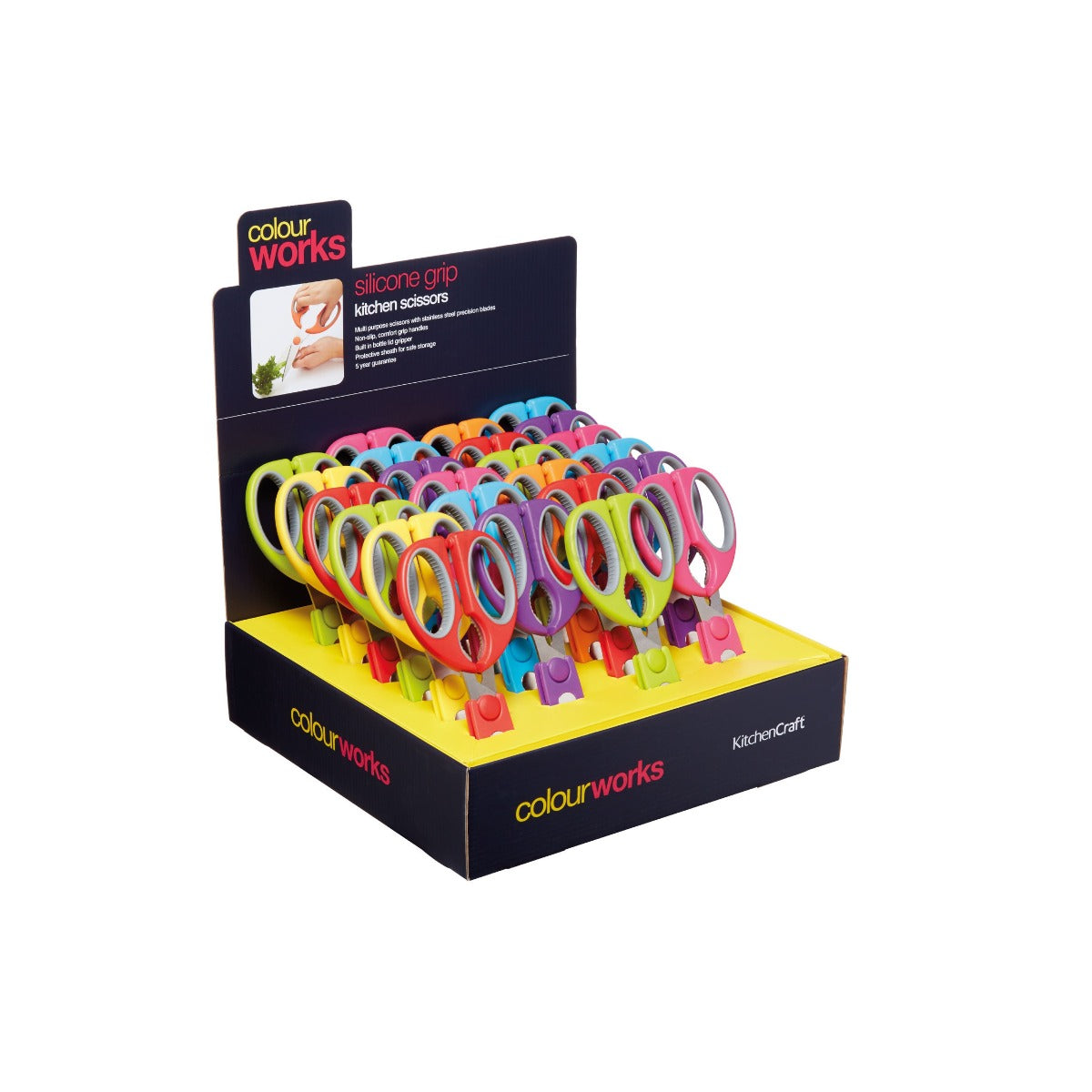 Colourworks Kitchen Scissors Assorted Colours