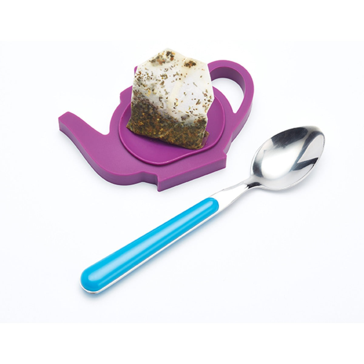 Colourworks Silicone Tea Bag & Spoon Rest Assorted Colours
