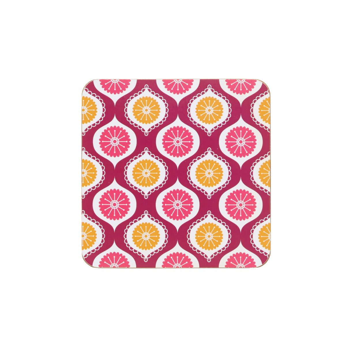 KitchenCraft Geometric Cork Coasters x4