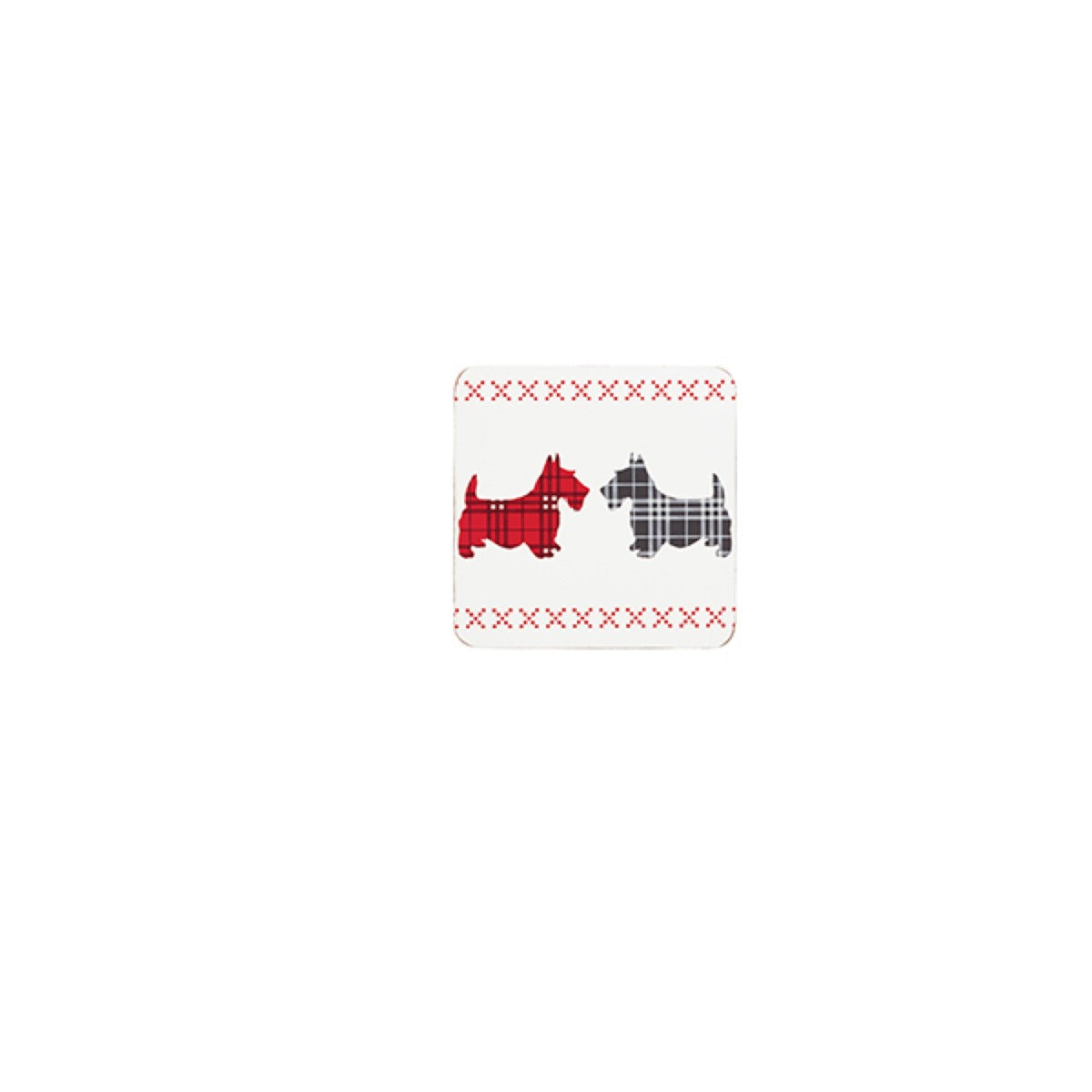 KitchenCraft Scottie Dog Cork Coasters x4
