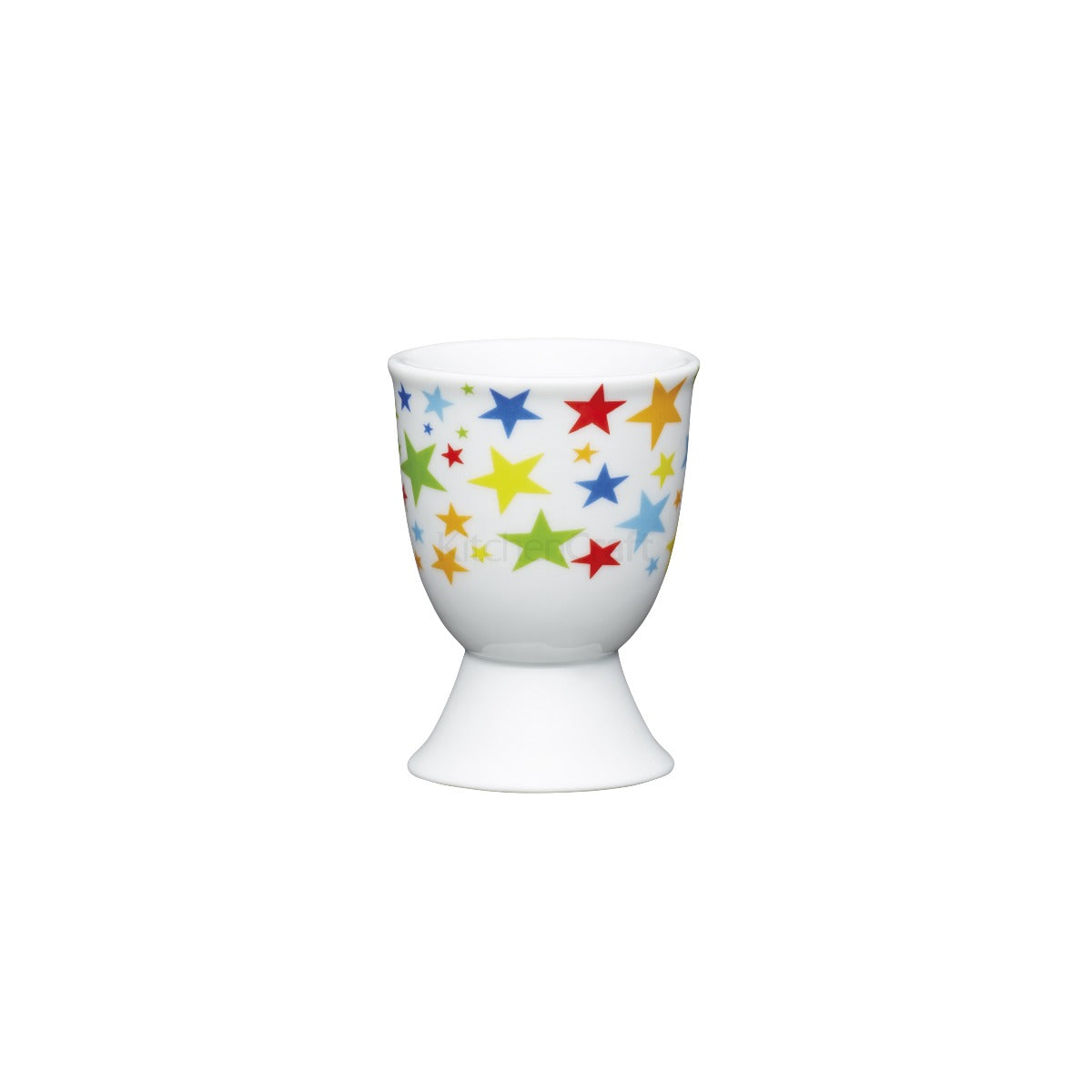 KitchenCraft Brights Stars Porcelain Egg Cup