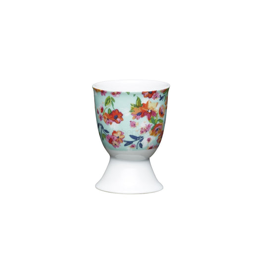 KitchenCraft Floral Tropics Porcelain Egg Cup