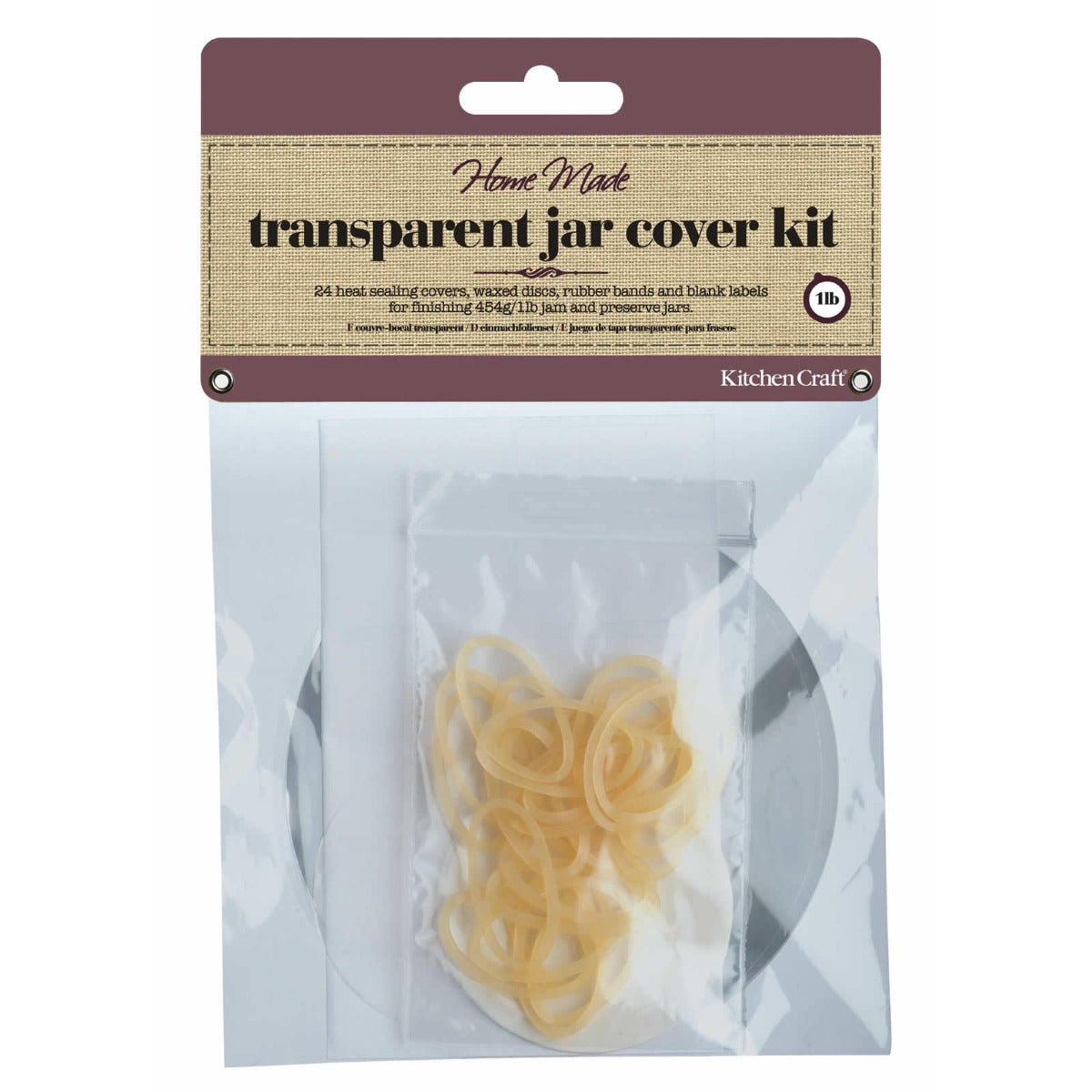 Home Made Jam Jar Cover Kit x24