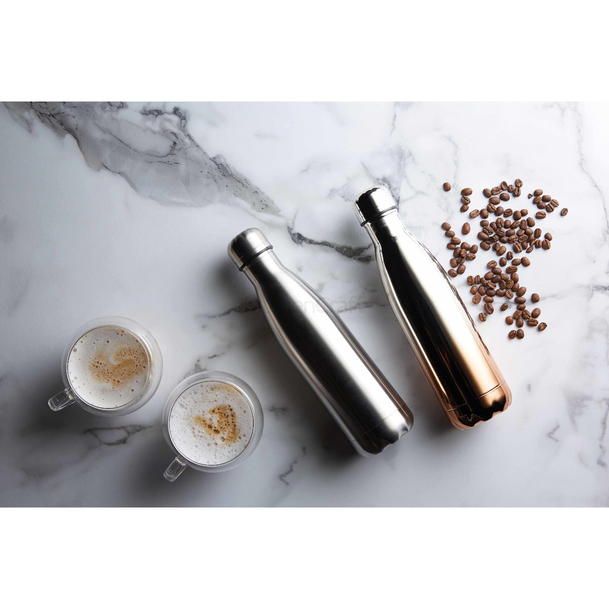 Le'Xpress Ombre Copper Finish Drinks Bottle 500ml