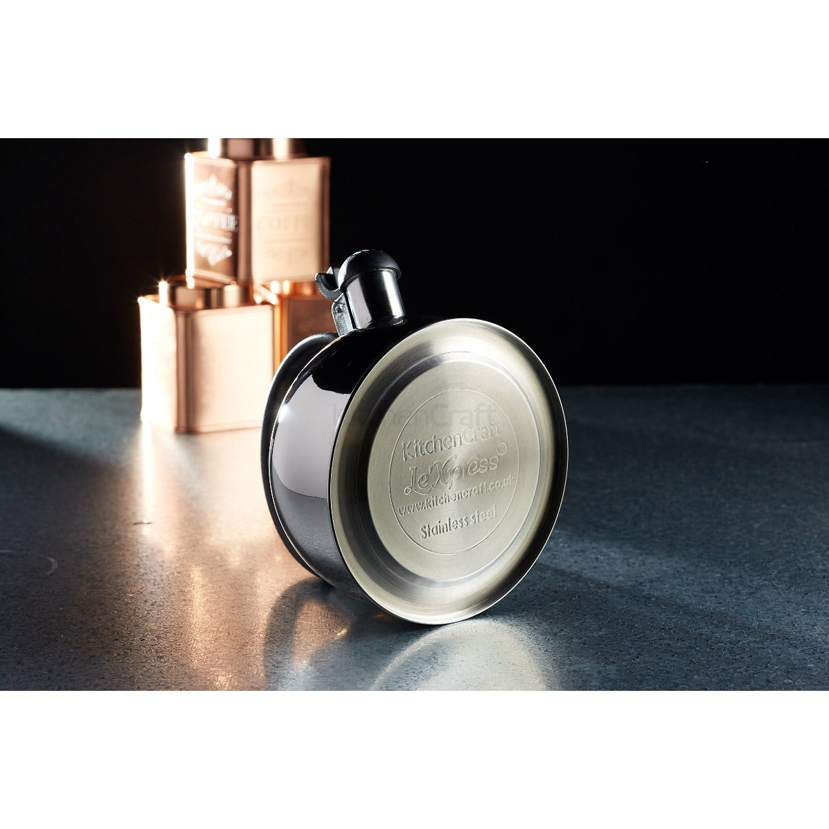 Le'Xpress Whistling Kettle Mirror Polish 1.4L