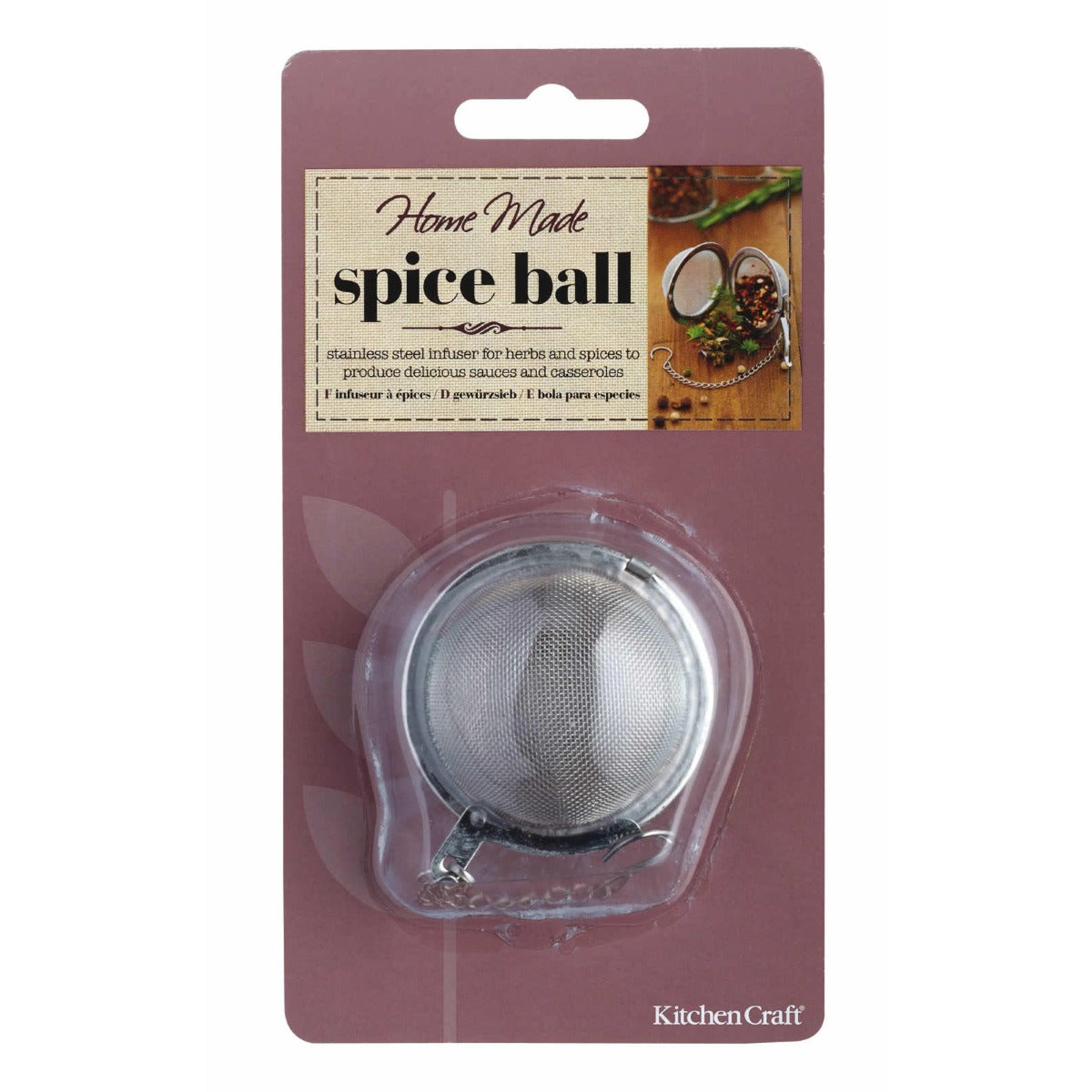 Home Made Stainless Steel Spice Ball