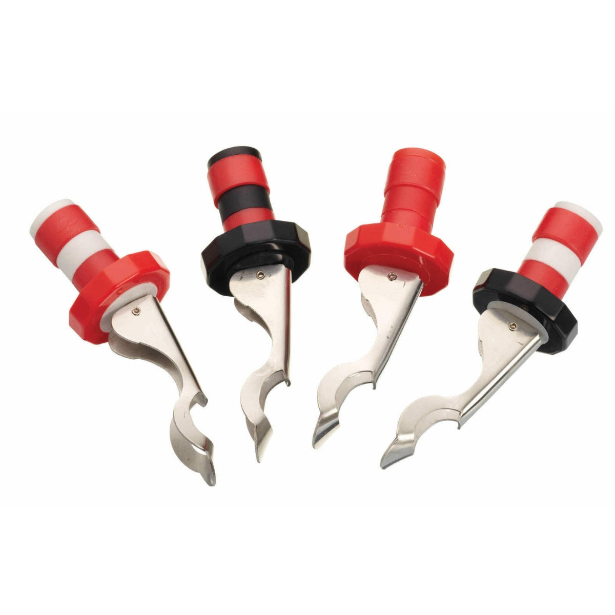 KitchenCraft Lever-Arm Action Bottle Stoppers x4