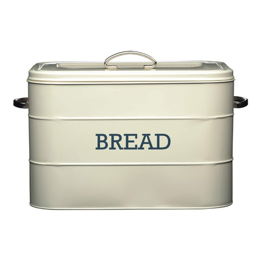 Living Nostalgia by KitchenCraft Bread Bin Antique Cream
