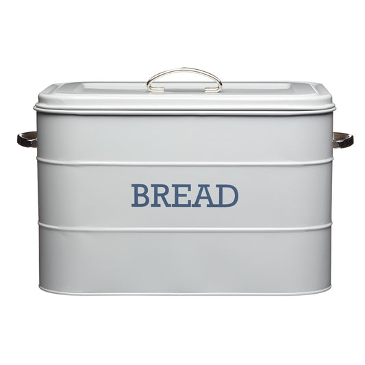 Living Nostalgia by KitchenCraft Vintage Grey Bread Bin
