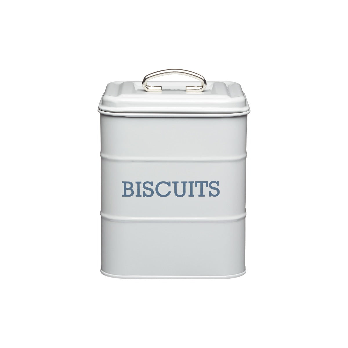 Living Nostalgia by KitchenCraft French Grey Biscuit Tin