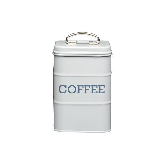 Living Nostalgia by KitchenCraft French Grey Coffee Tin