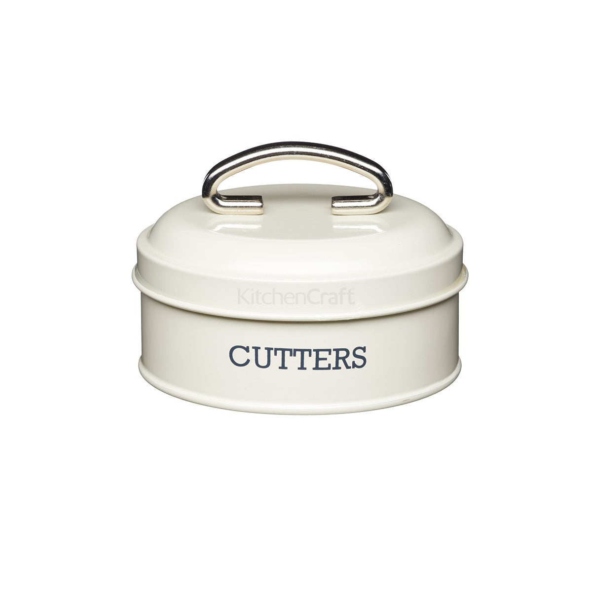 Living Nostalgia by KitchenCraft Antique Cream Nesting Cookie Cutters & Container