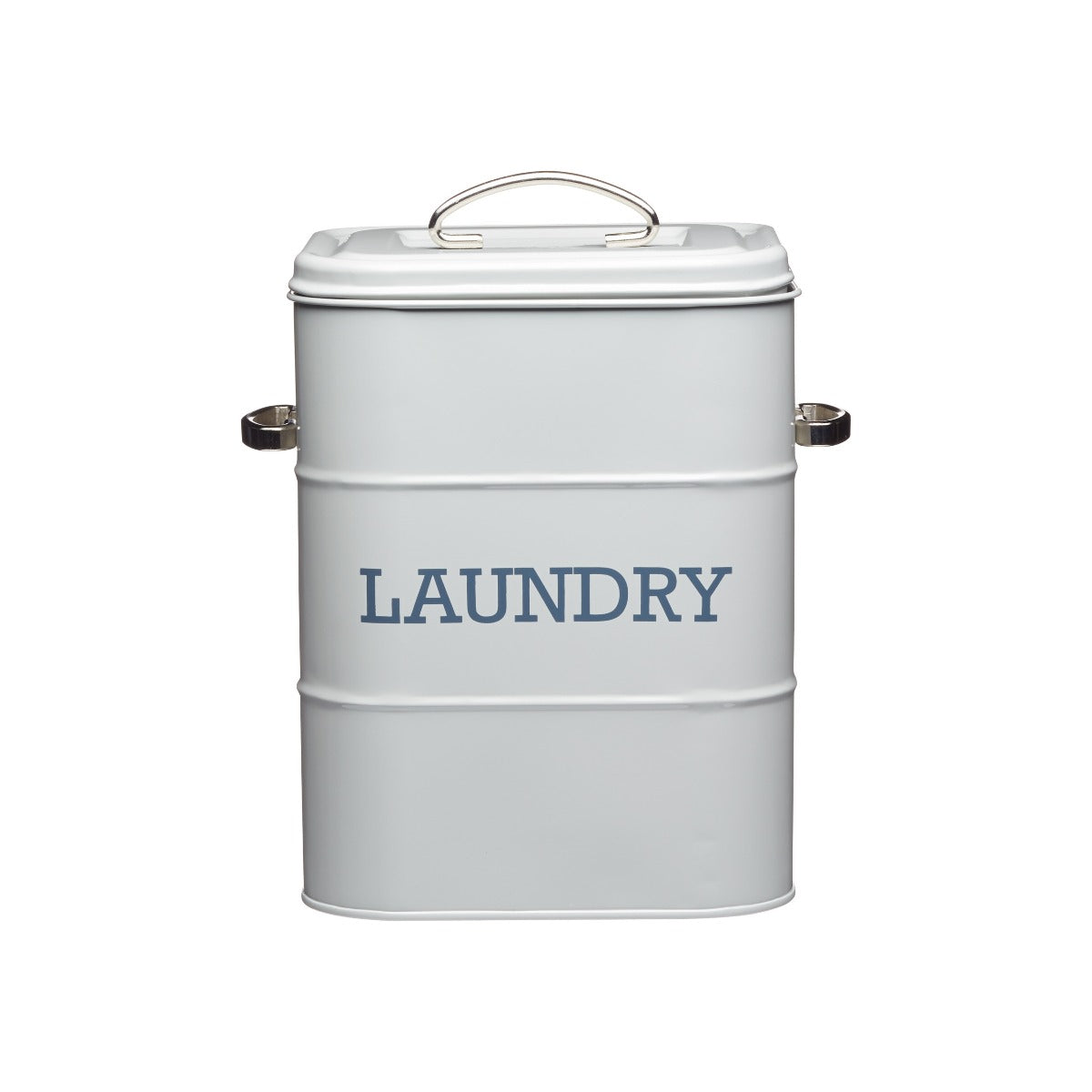 Living Nostalgia by KitchenCraft French Grey Laundry Tin