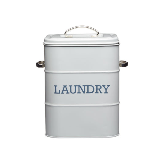 Living Nostalgia by KitchenCraft French Grey Laundry Tin