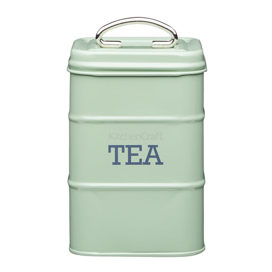 Living Nostalgia by KitchenCraft English Sage Green Tea Tin