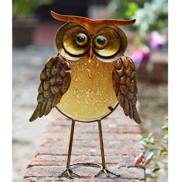Smart Garden Orla Decorative Glass Owl
