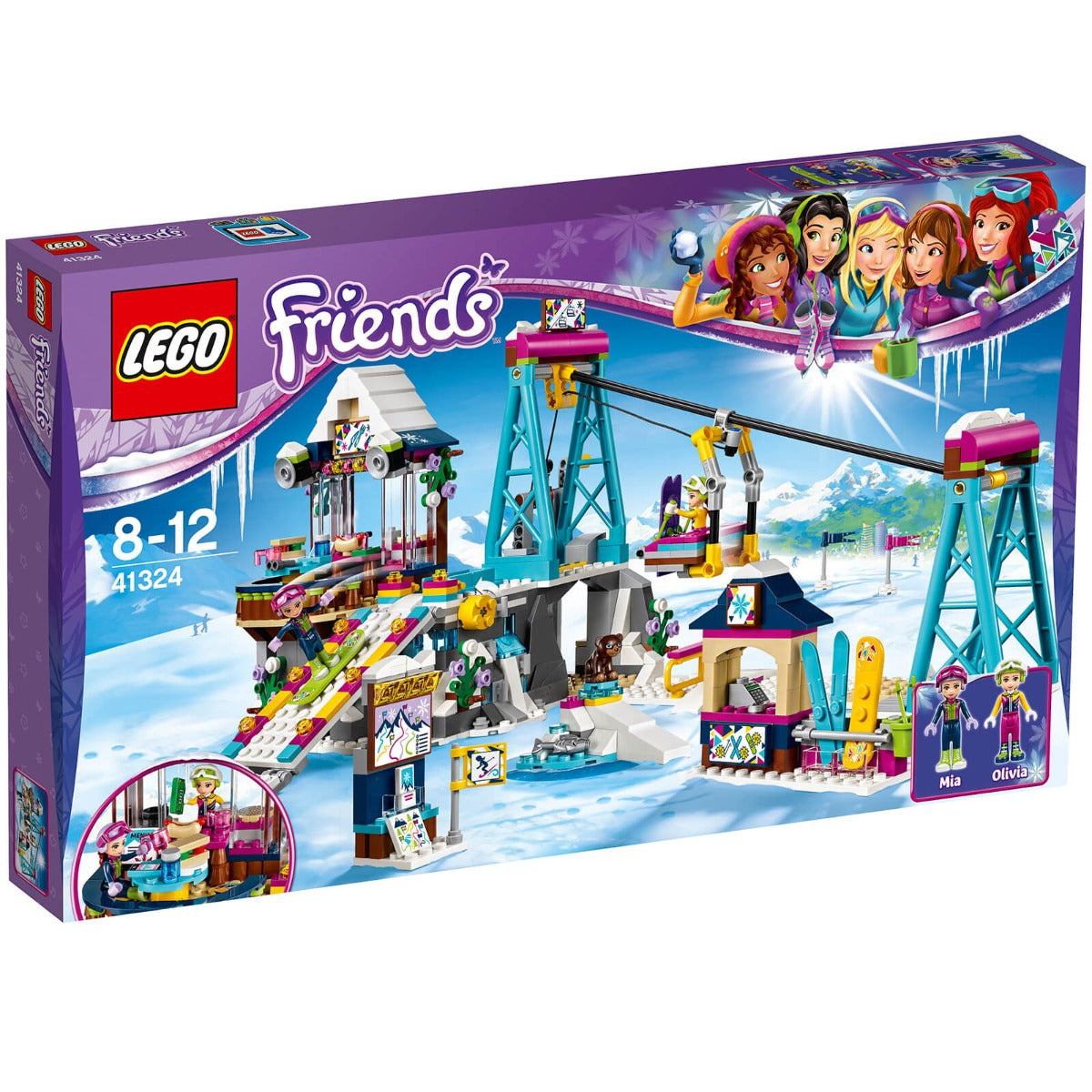 Lego Friends Snow Resort Ski Lift 41324