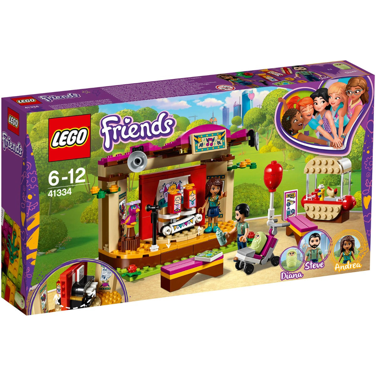 Lego Friends Andreas Park Performance 41334