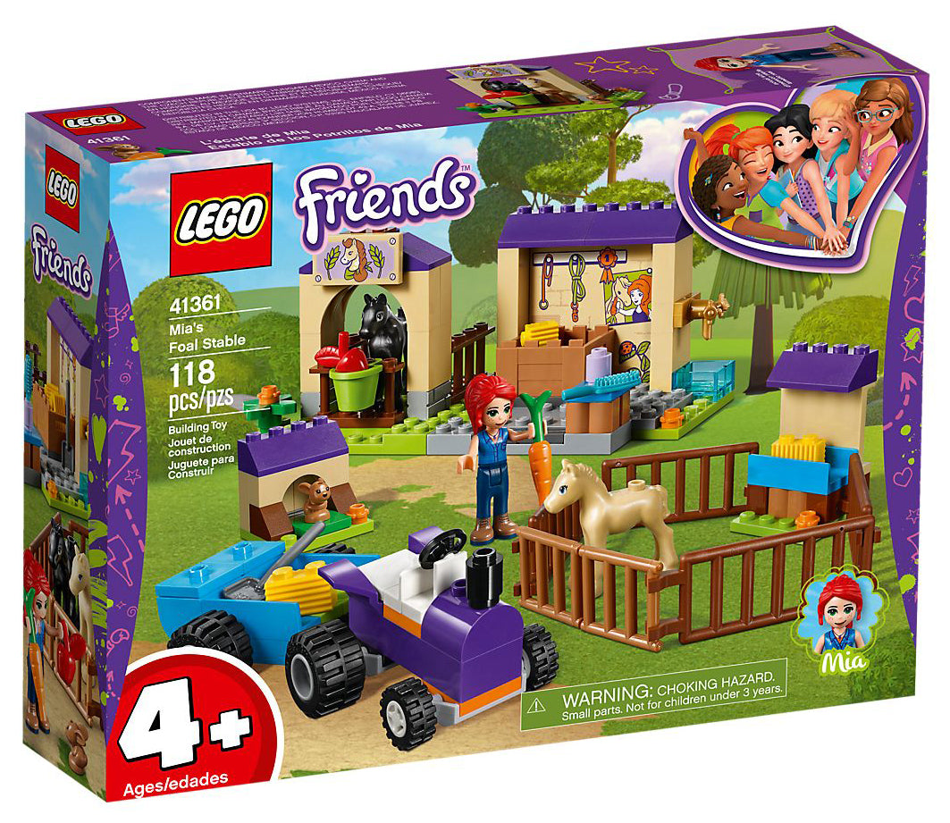 Lego Friends Mia's Foal Stable 41361