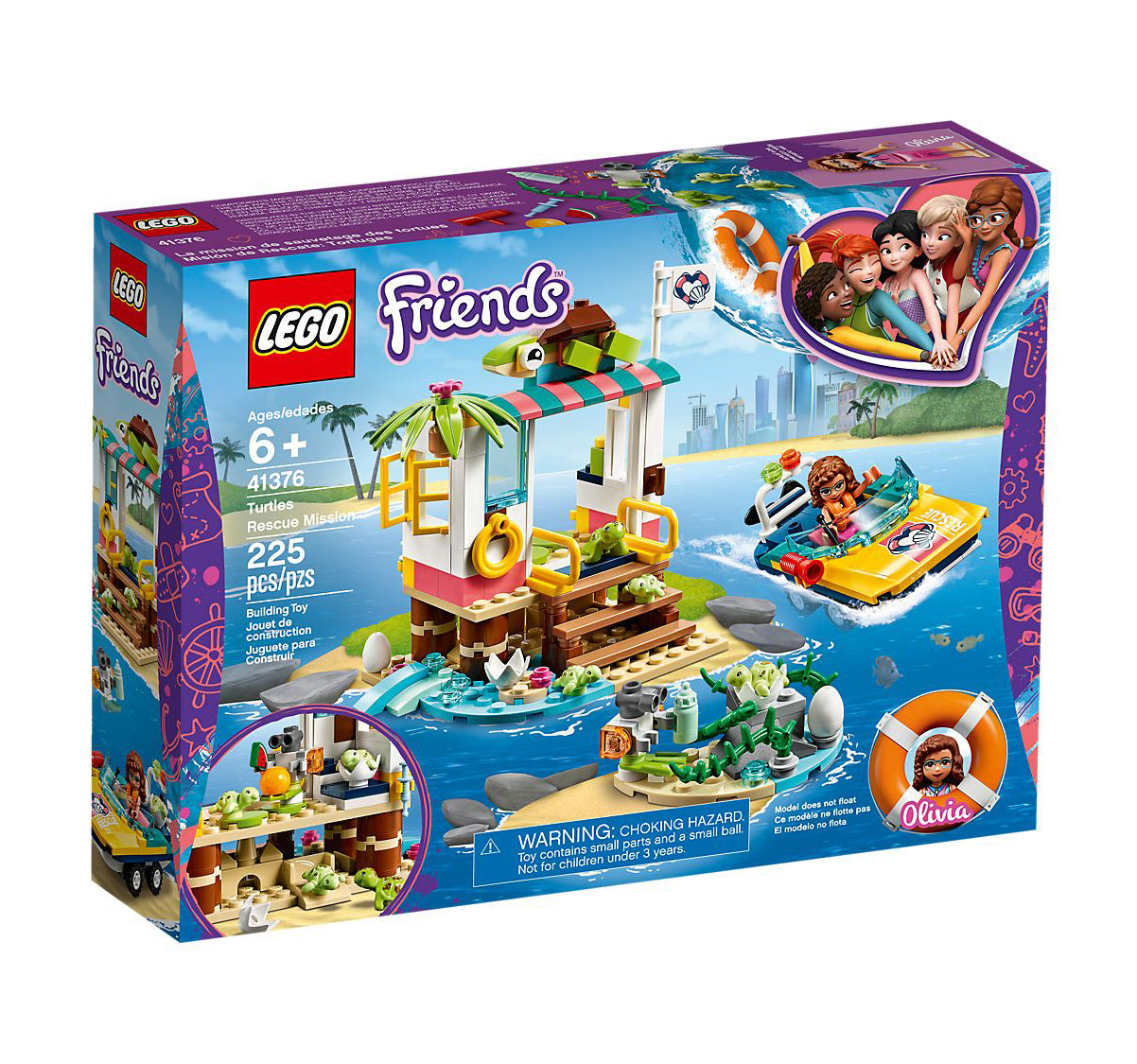 Lego Friends Turtles Rescue Mission 41376