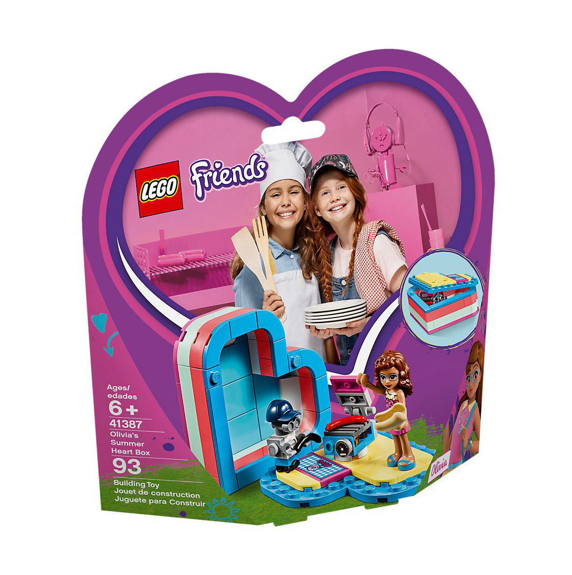 Lego Friends Olivia's Summer Heart Box 41387