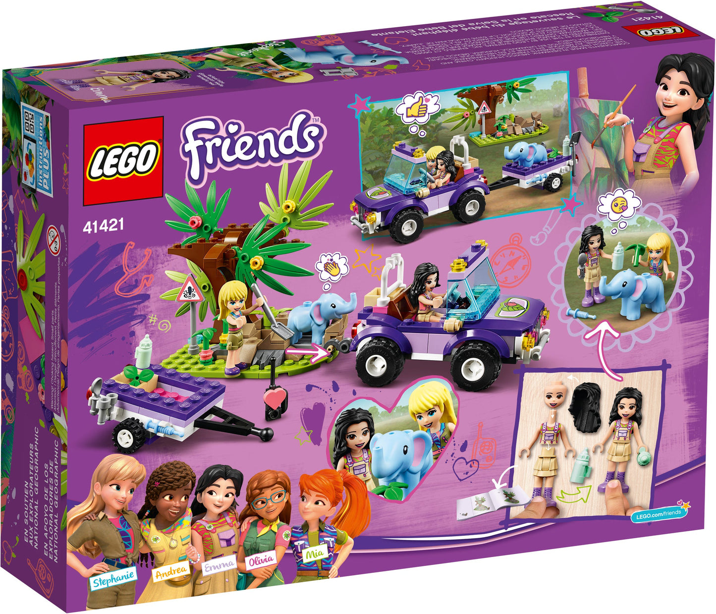 Lego Friends Baby Elephant Jungle Rescue 41421