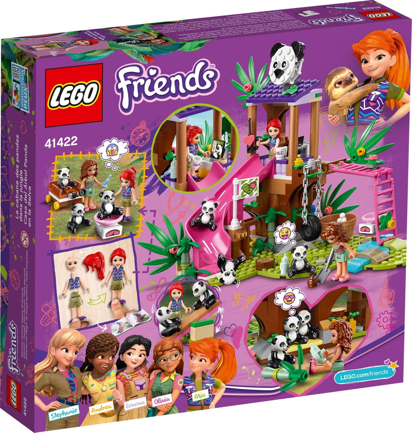 Lego Friends Panda Jungle Tree House 41422
