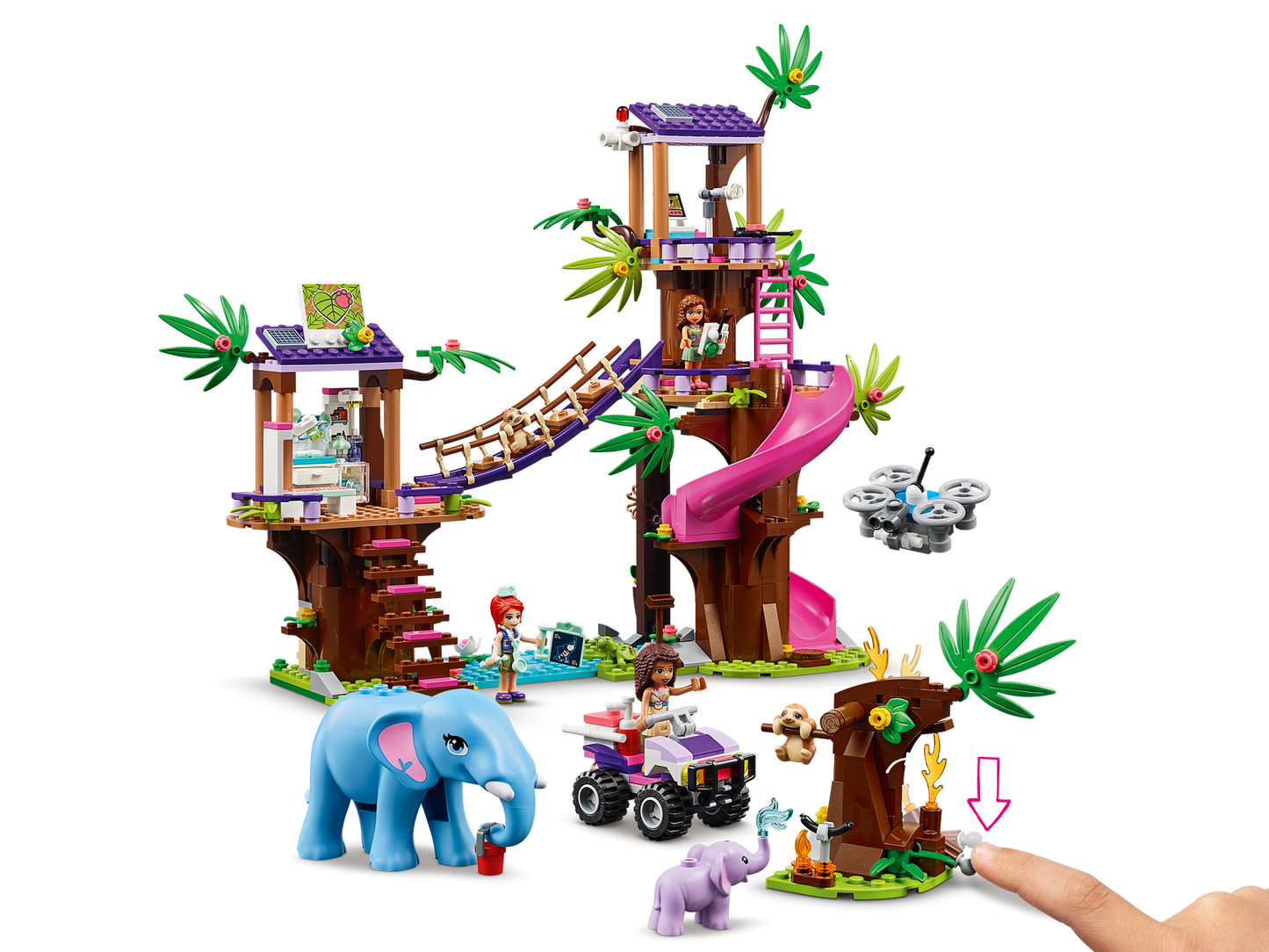 Lego Friends Jungle Rescue Base 41424