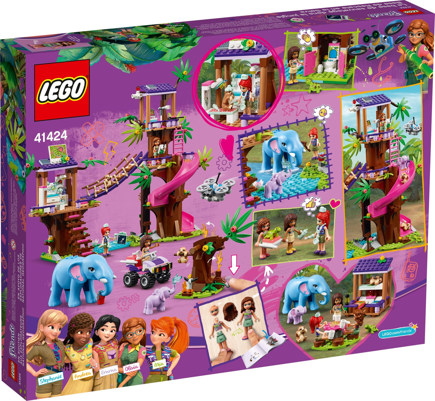 Lego Friends Jungle Rescue Base 41424