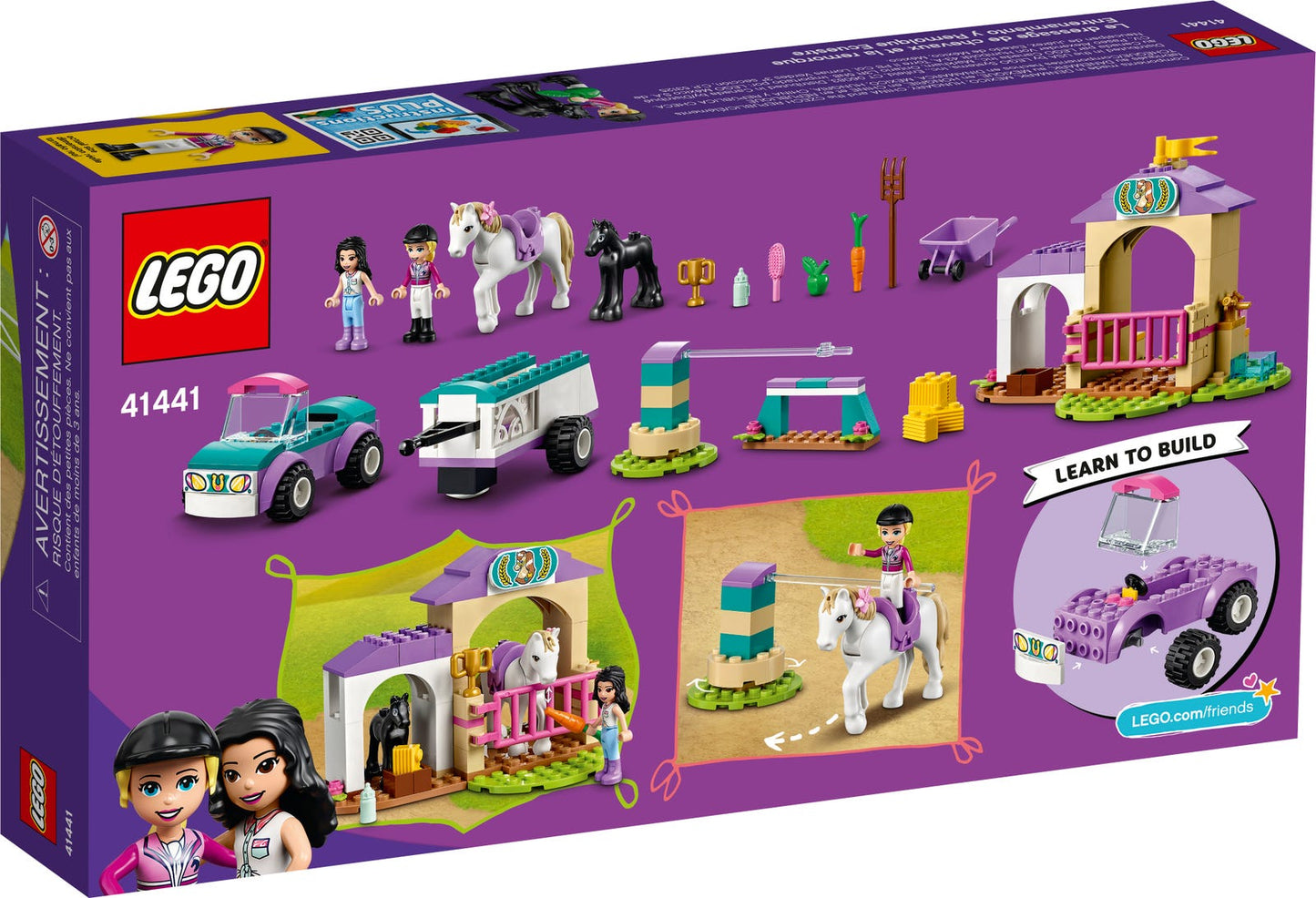 Lego Friends Horse Training & Trailer 41441