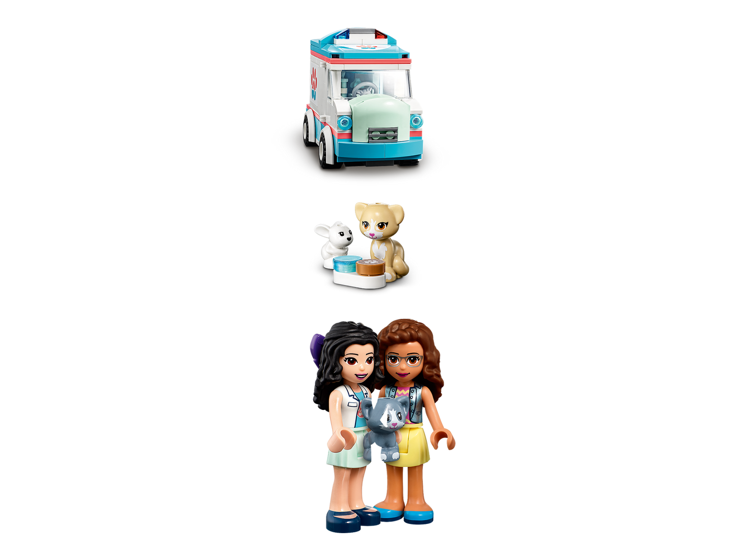 Lego Friends Vet Clinic Ambulance 41445