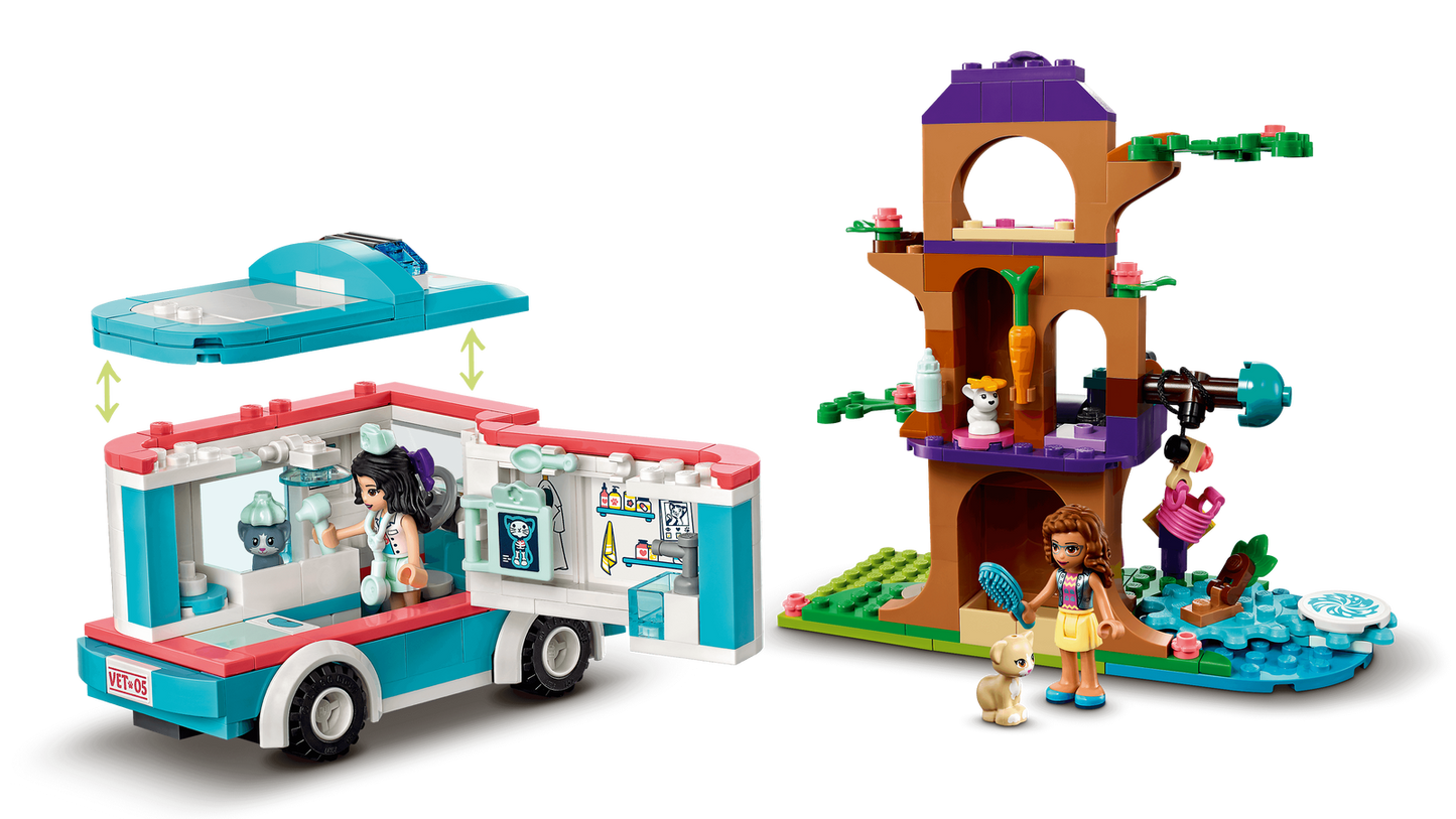 Lego Friends Vet Clinic Ambulance 41445