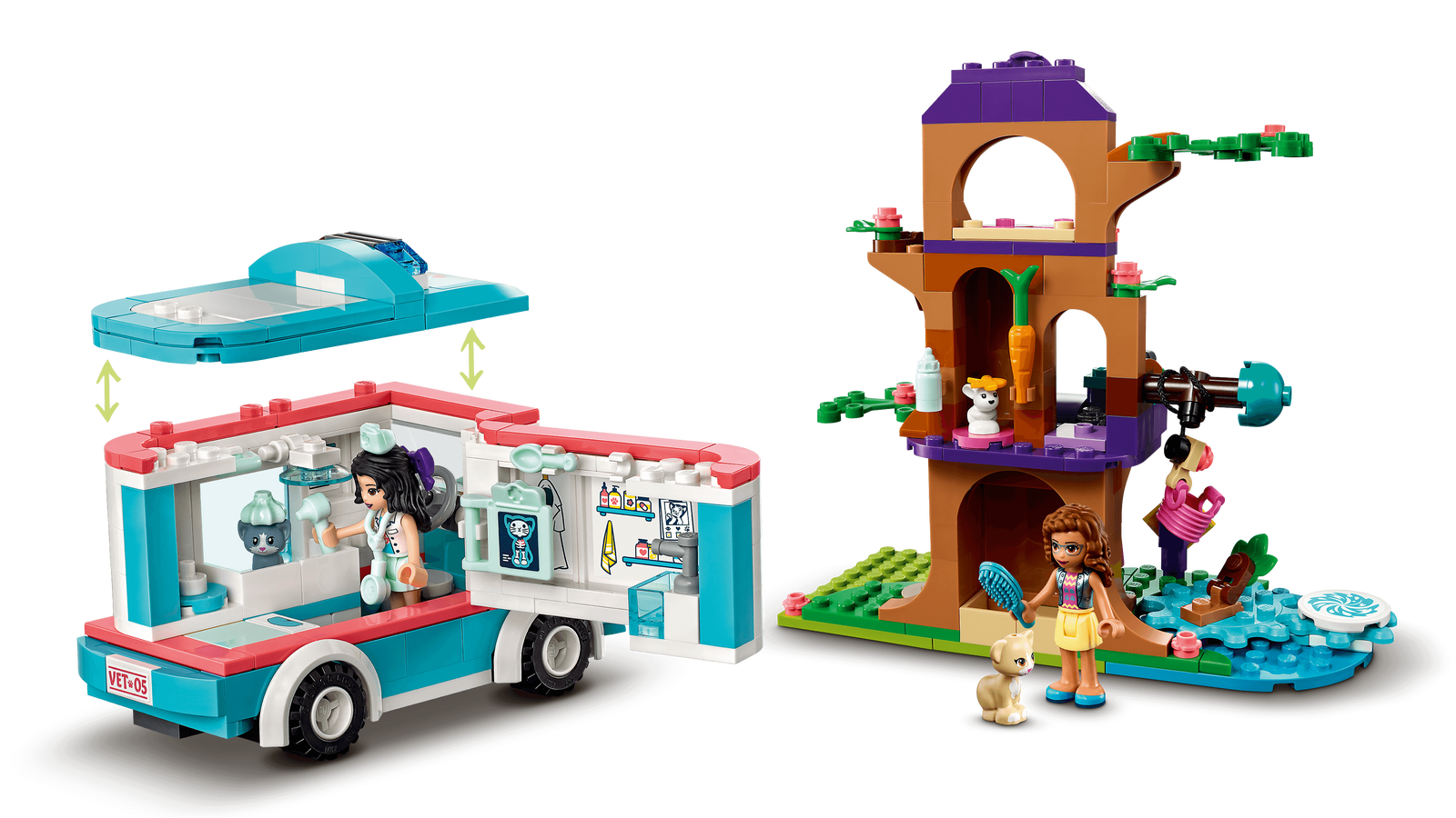 Lego Friends Vet Clinic Ambulance 41445