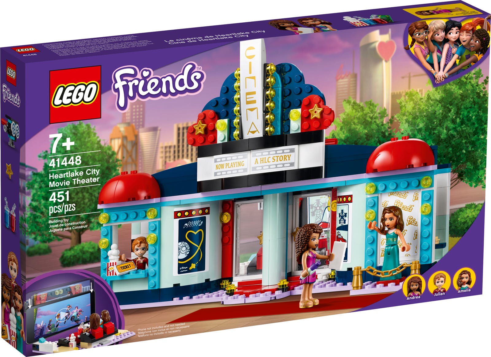 LEGO Friends Heartlake City Movie Theatre 41448