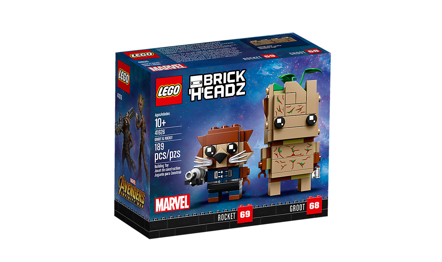 LEGO Brickheadz Groot & Rocket 41626