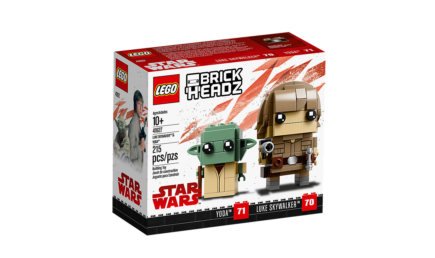 LEGO Brickheadz Luke Skywalker & Yoda 41627