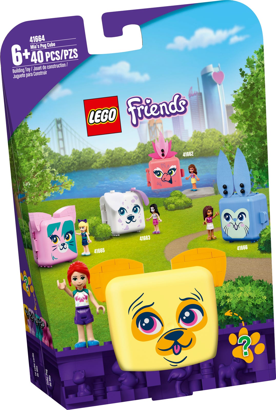 LEGO Friends Mia's Pug Cube 41664