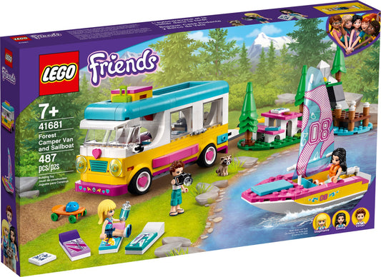 Lego Friends Forest Camper Van & Sailboat 41681