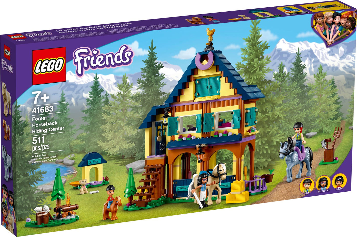 Lego Friends Forest Horseback Riding Center 41683
