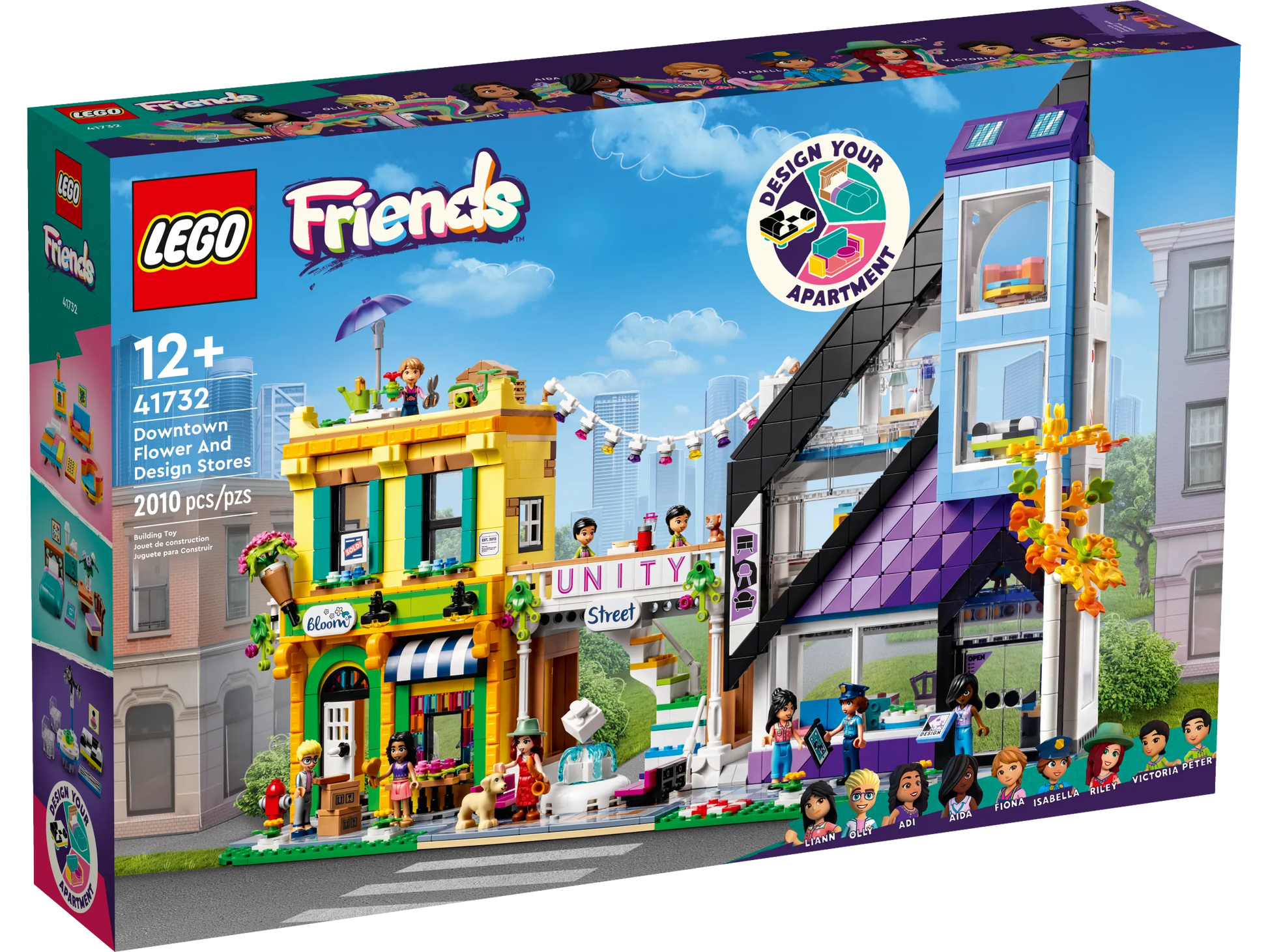 Lego Friends Downtown Flower & Design Stores 41732