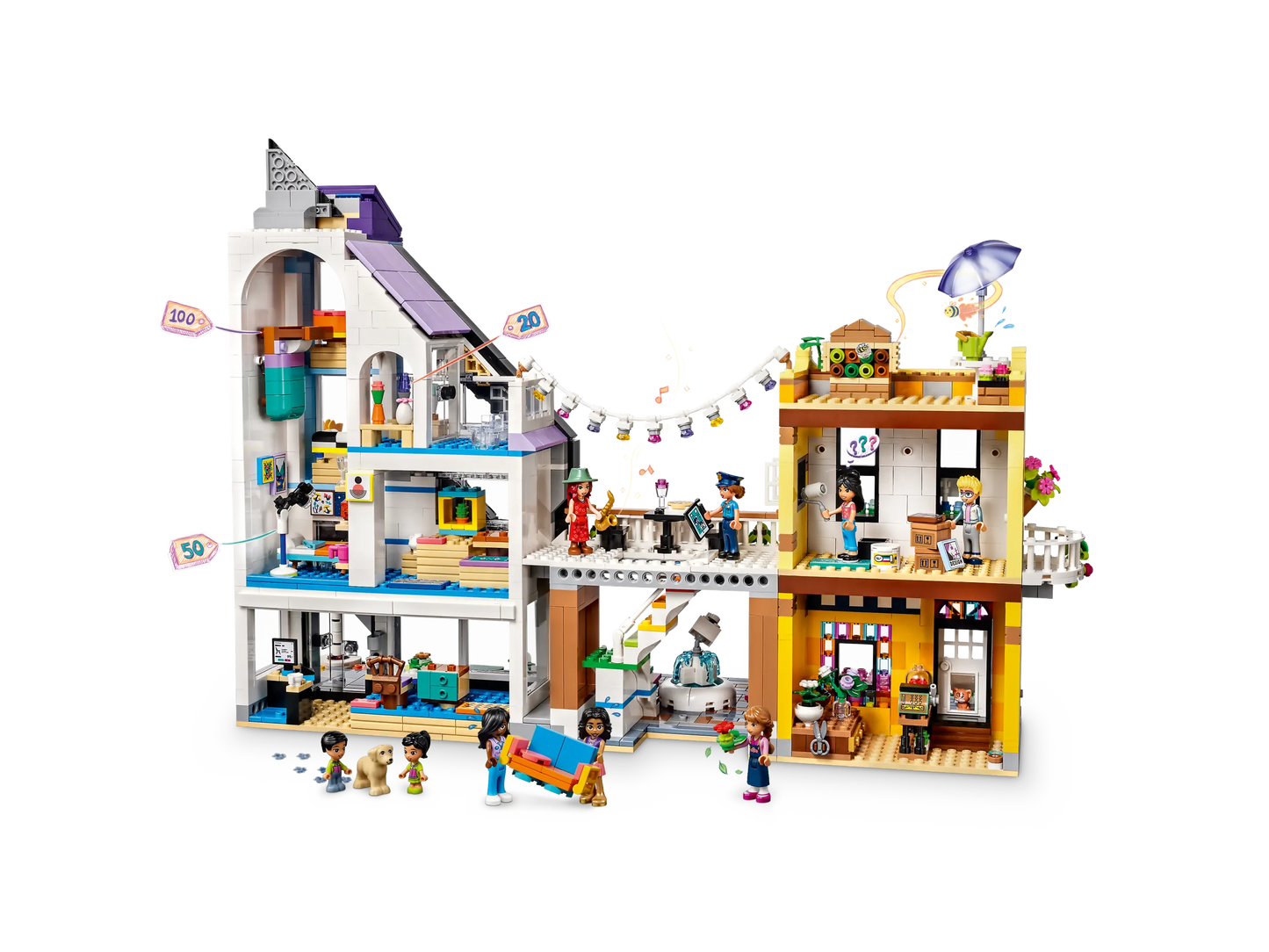 Lego Friends Downtown Flower & Design Stores 41732