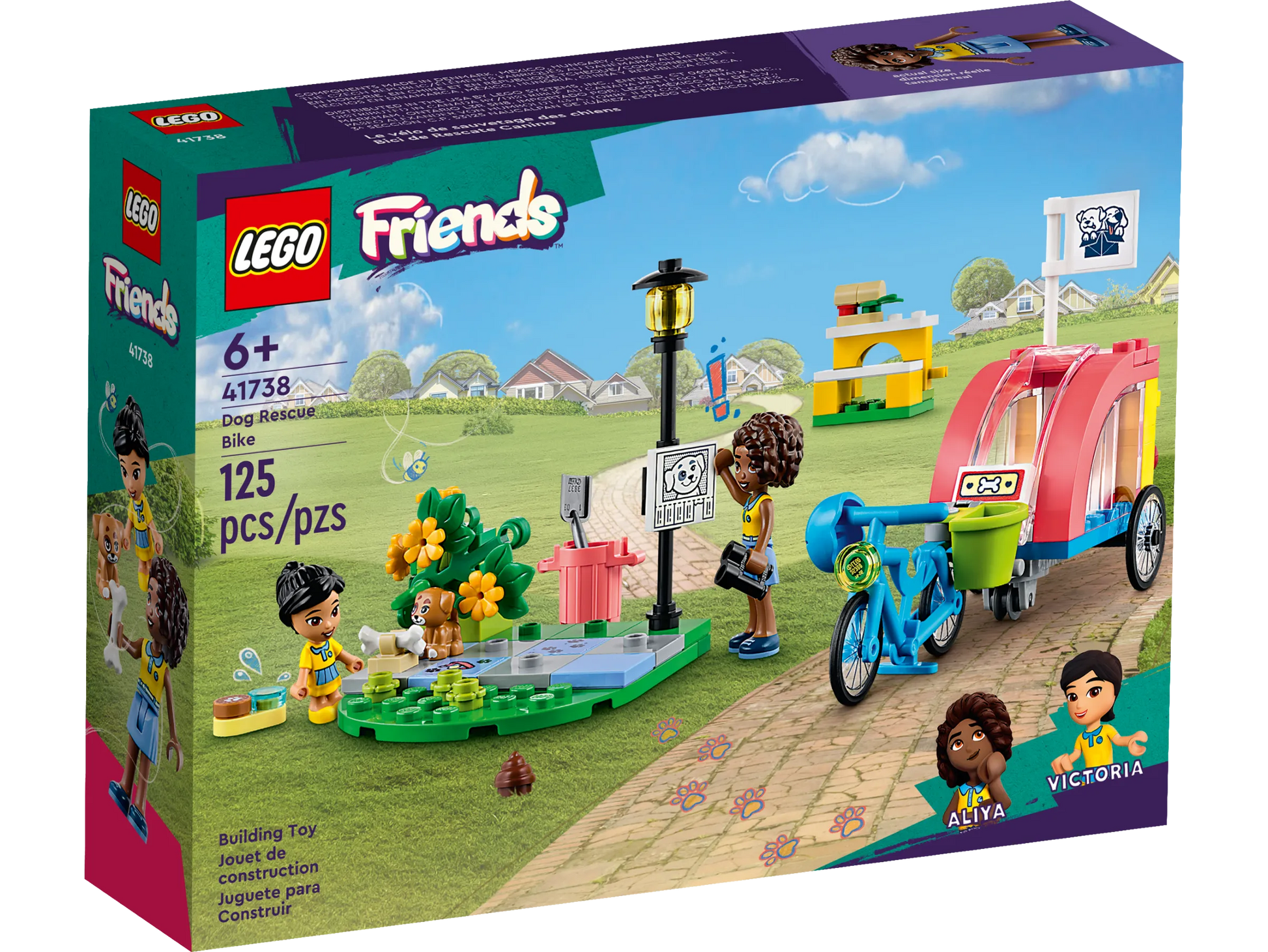 Lego Friends Dog Rescue Bike 41738
