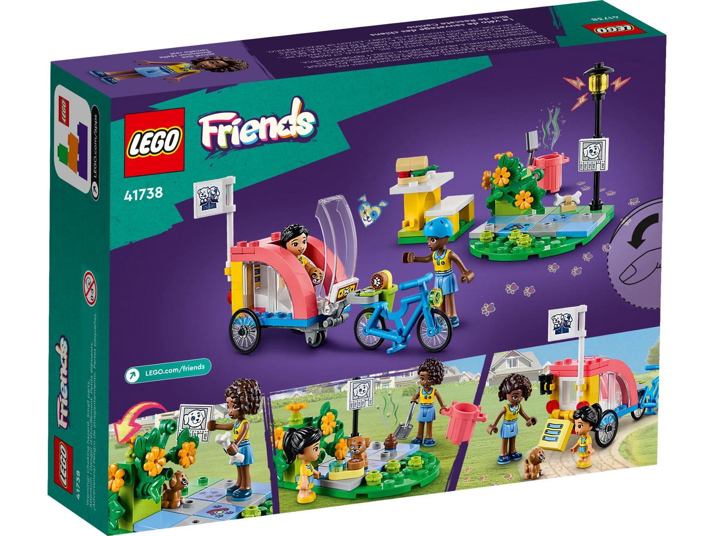 Lego Friends Dog Rescue Bike 41738