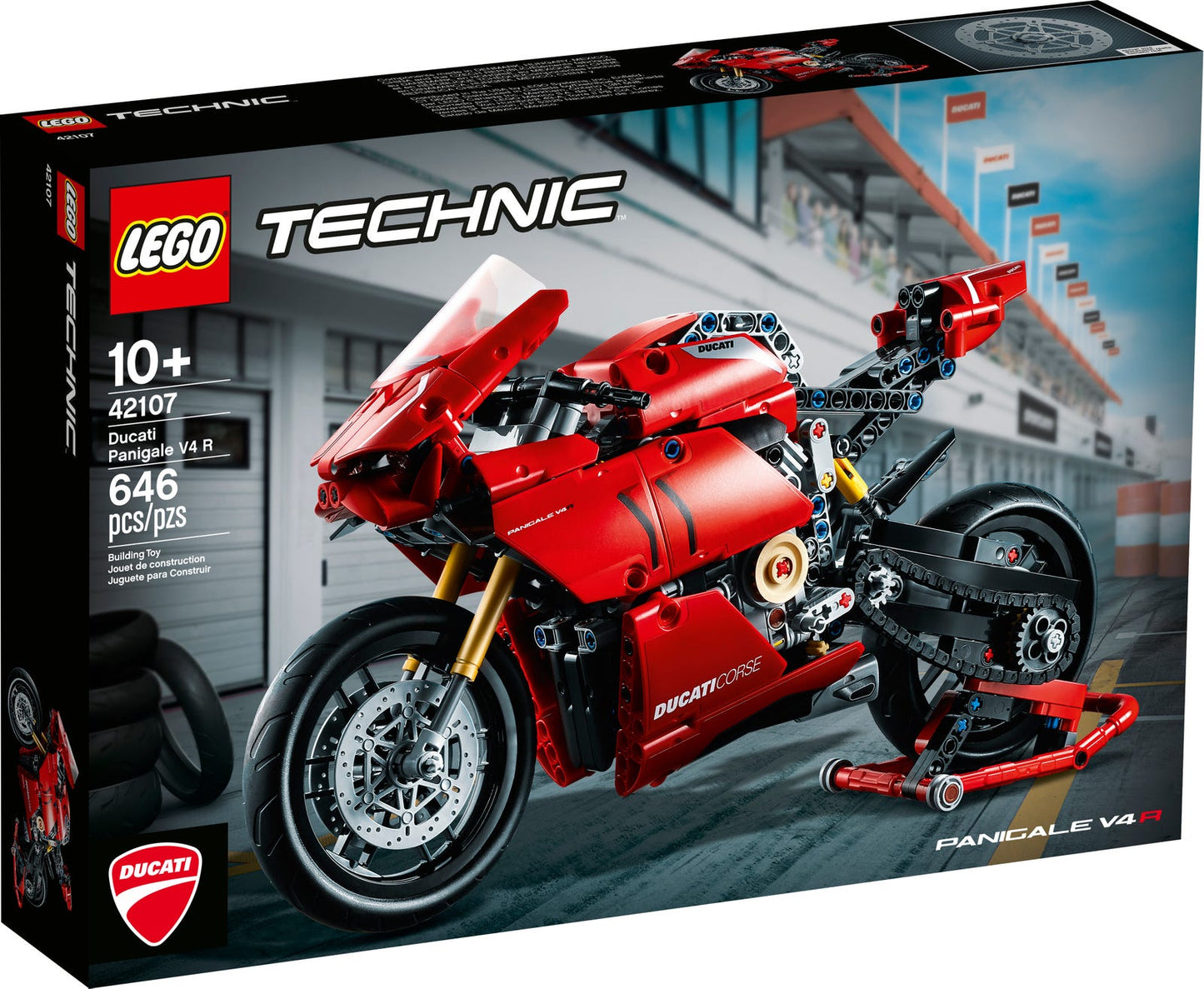Lego Technic Ducati Panigale V4 R Technic 42107