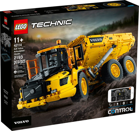 Lego Technic 6x6 Volvo Articulated Hauler 42114