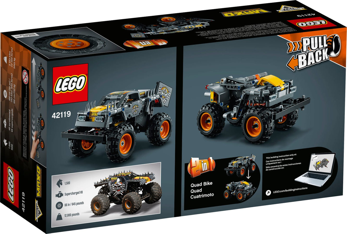LEGO Technic Monster Jam Max-D 42119