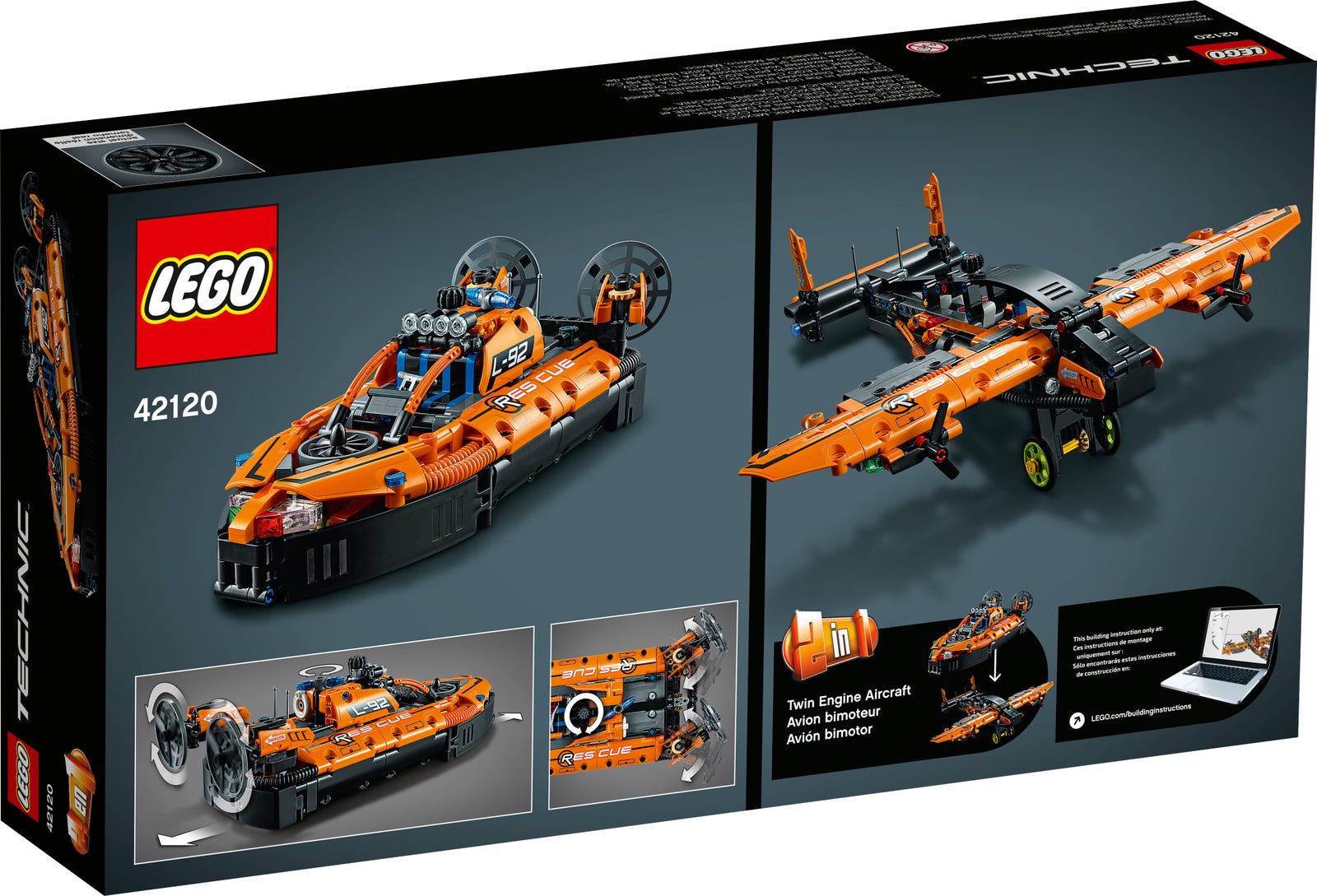 Lego Technic Rescue Hovercraft 42120